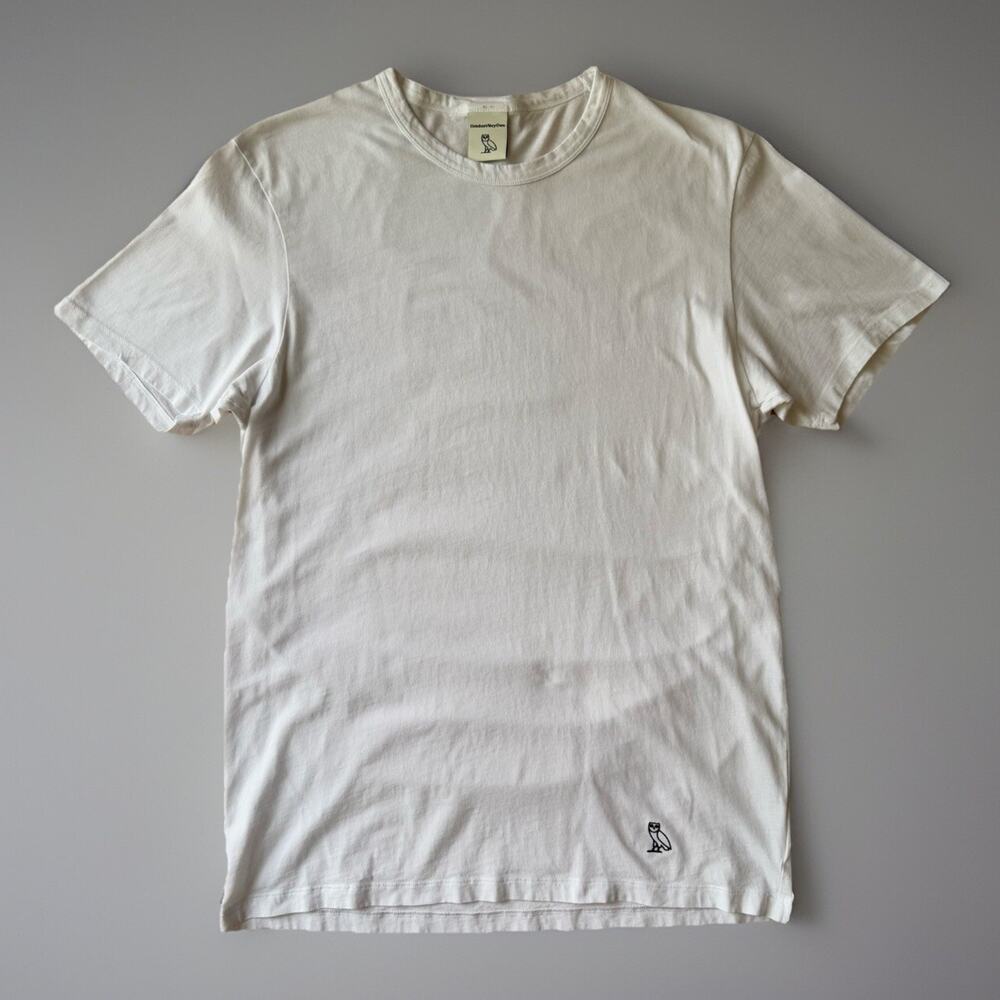 OVO Shirt Large White October Very Own Minimalist Streetwear Drake Toronto